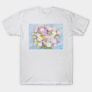 Peonies and Lilacs T-Shirt